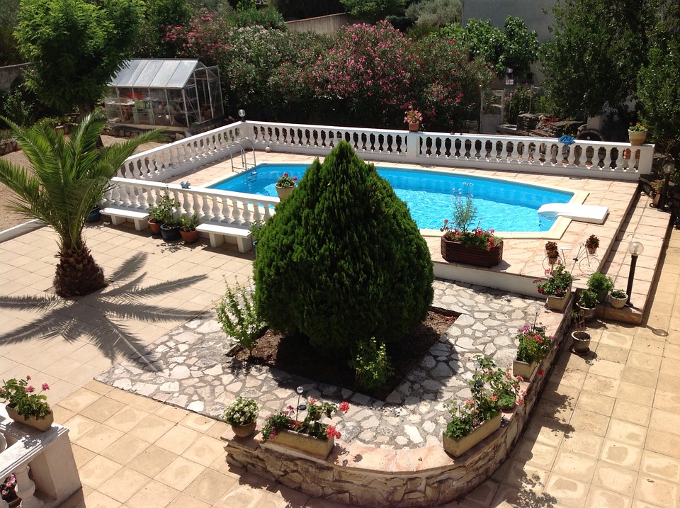 jardin piscine
